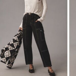 NWT Anthropologie Carson Utility Barrel Pants